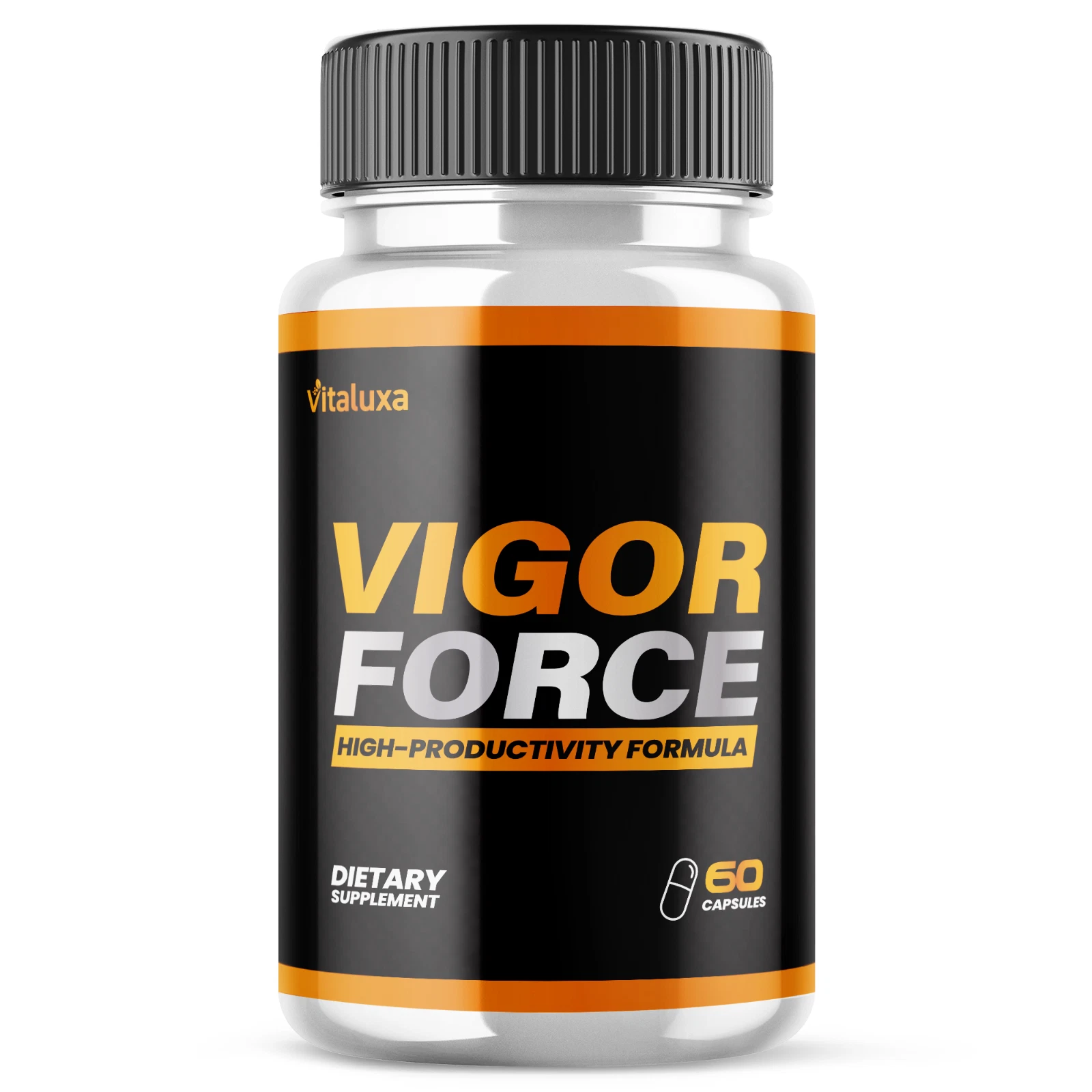Vigor Force Male Supplement, Vigor Pills to Boost Vitality Energy (60 Capsules)