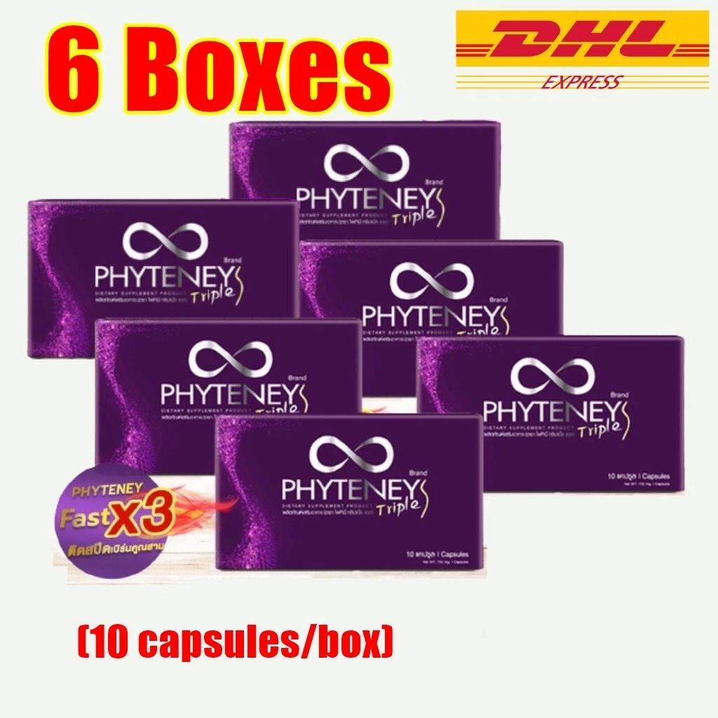6x PHYTENEY Best Extra 5B+1D Block Burn Break Build Blink Detox Diet Weight Loss