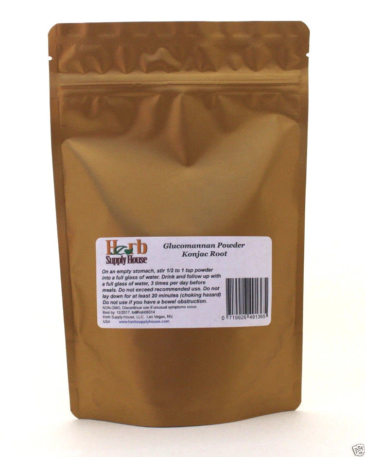 Glucomannan Konjac Root Powder 8oz 1/2lb, Unisex