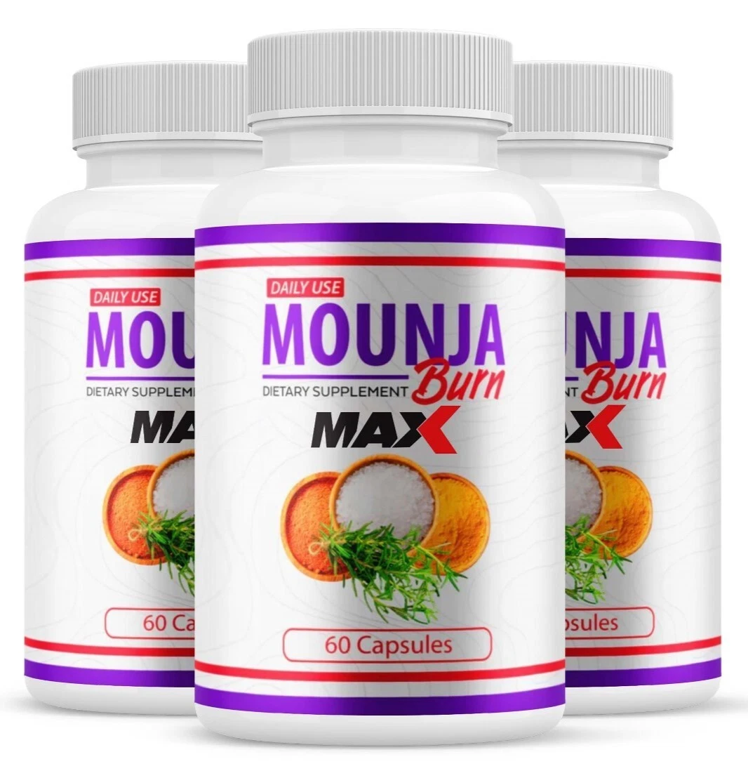 (3 Pack) Mounja Burn Weight Loss Pills, MounjaBurn Fat Burning Supplement
