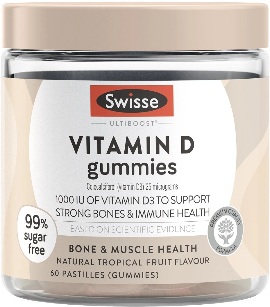 Swisse Ultiboost Vitamin D 60 Gummies