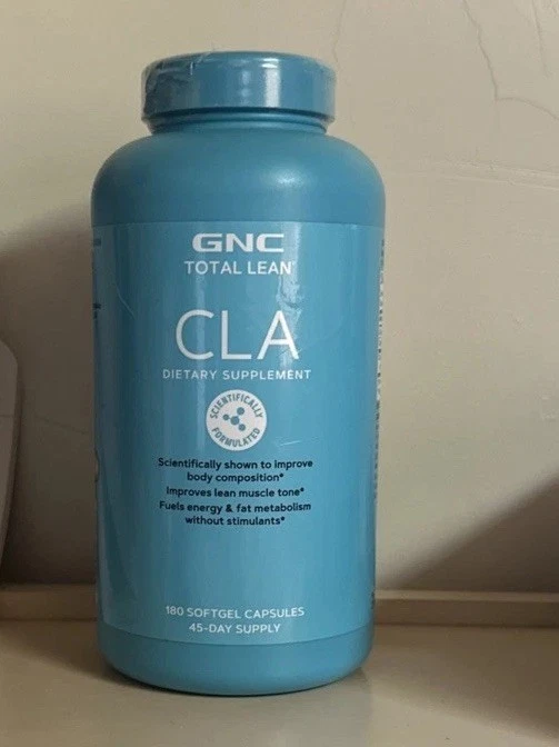 GNC Total Lean CLA 180 Softgel Capsules Exp2023 4925