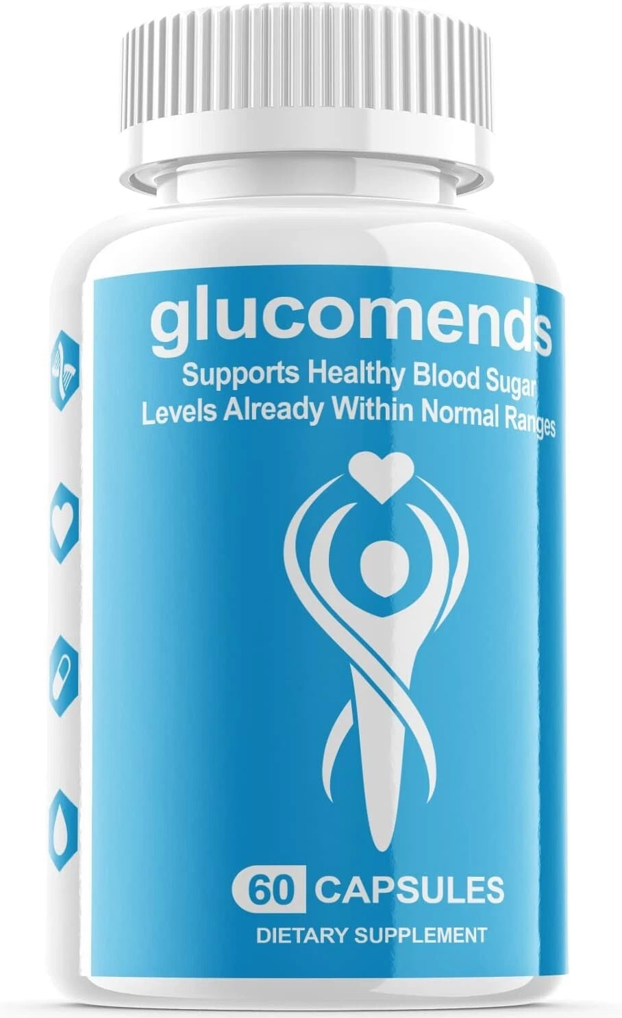 1 Pack - Glucomends Dietary Supplement, Support Blood Sugar, Glucose, Metabolism