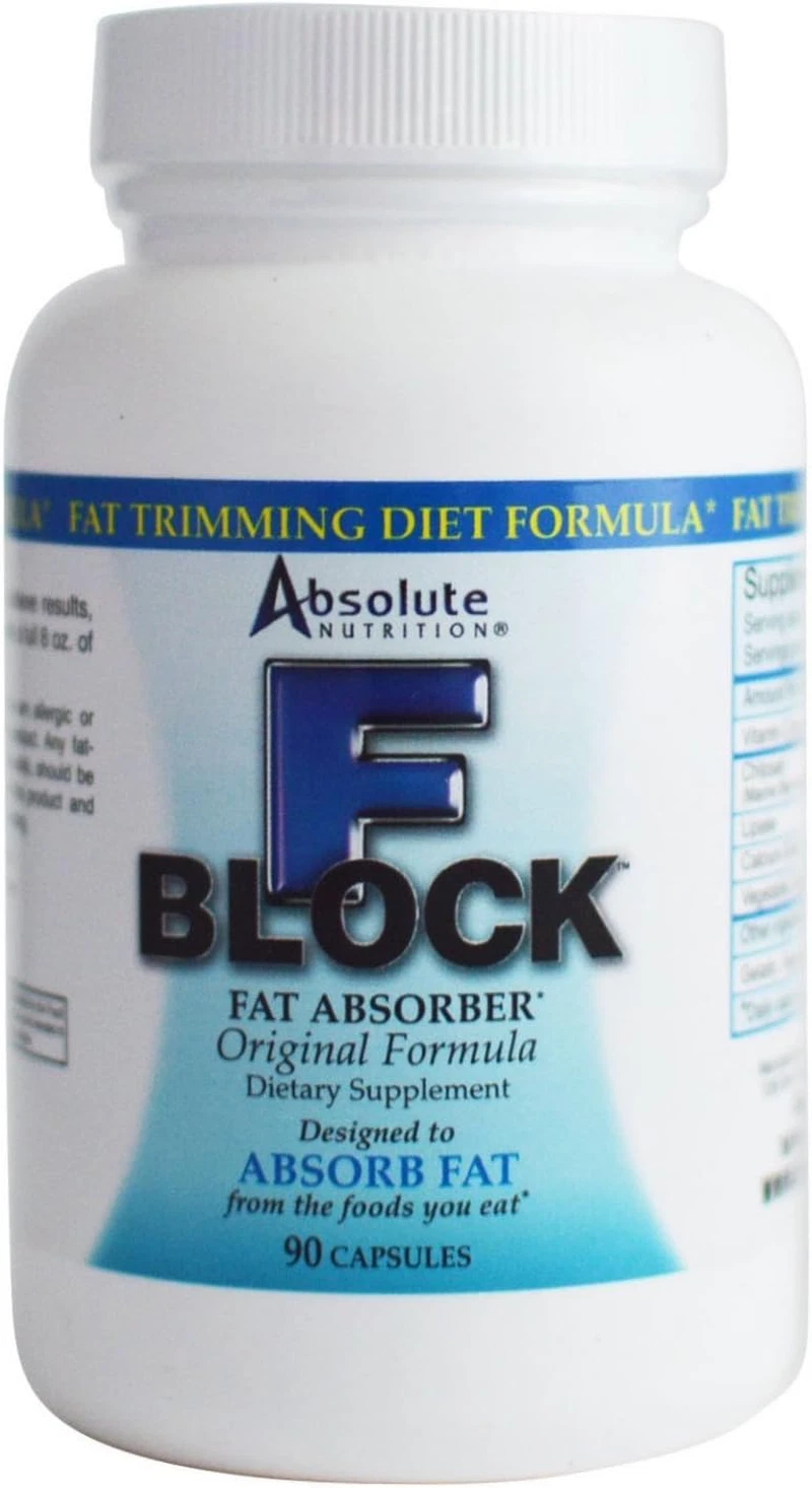 Fblock Xtra Fat Absorber, Diet Formula, 90 Capsules