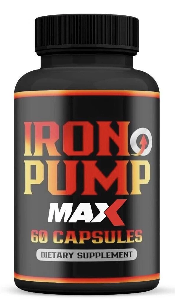Iron Pump MAX Pills All Natural Extra Performance Dietary Supplement - (1 Pack)