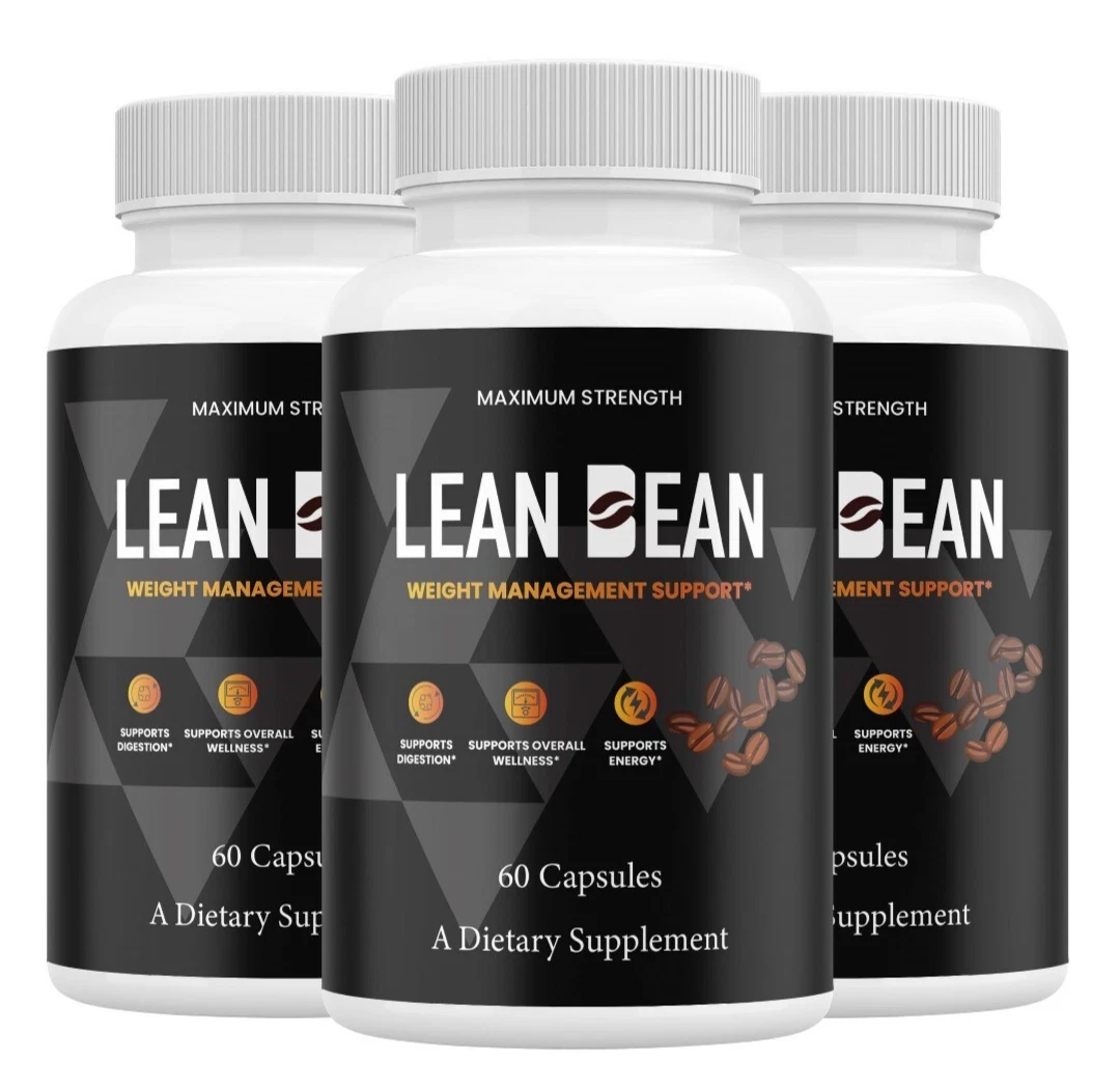 (3 Pack) Lean Bean Supplement, LeanBean Maximum Strength