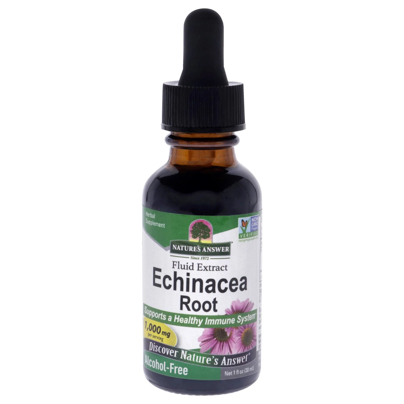 Echinacea Root Extract AF - 1000 mg by Natures Answer for Unisex - 1 oz