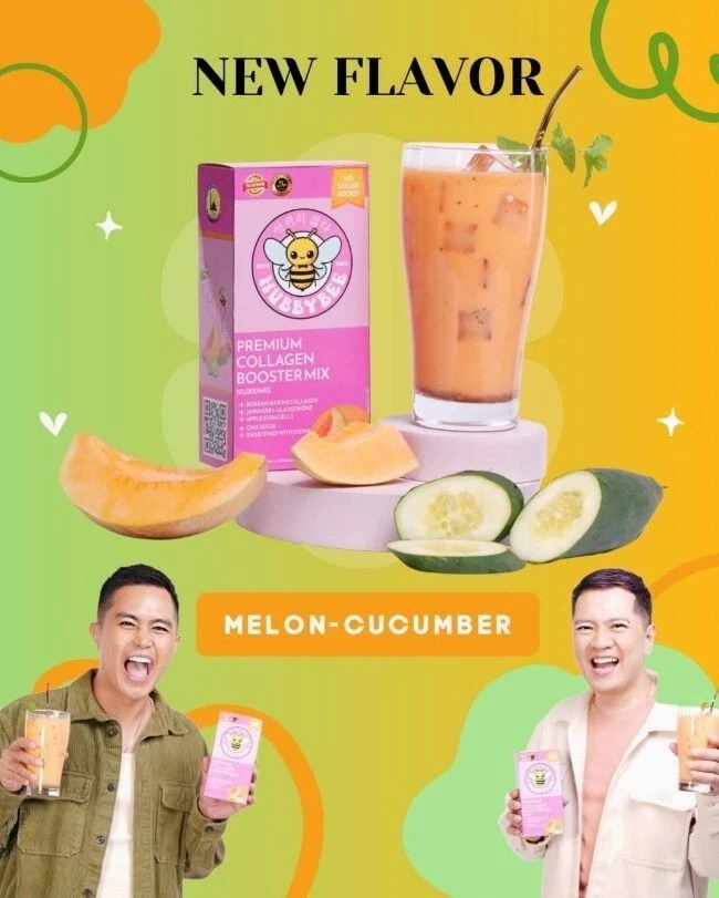 HUBBYBEE Premium COLLAGEN POWDER DRINK MELON & CUCUMBER (New Flavor)