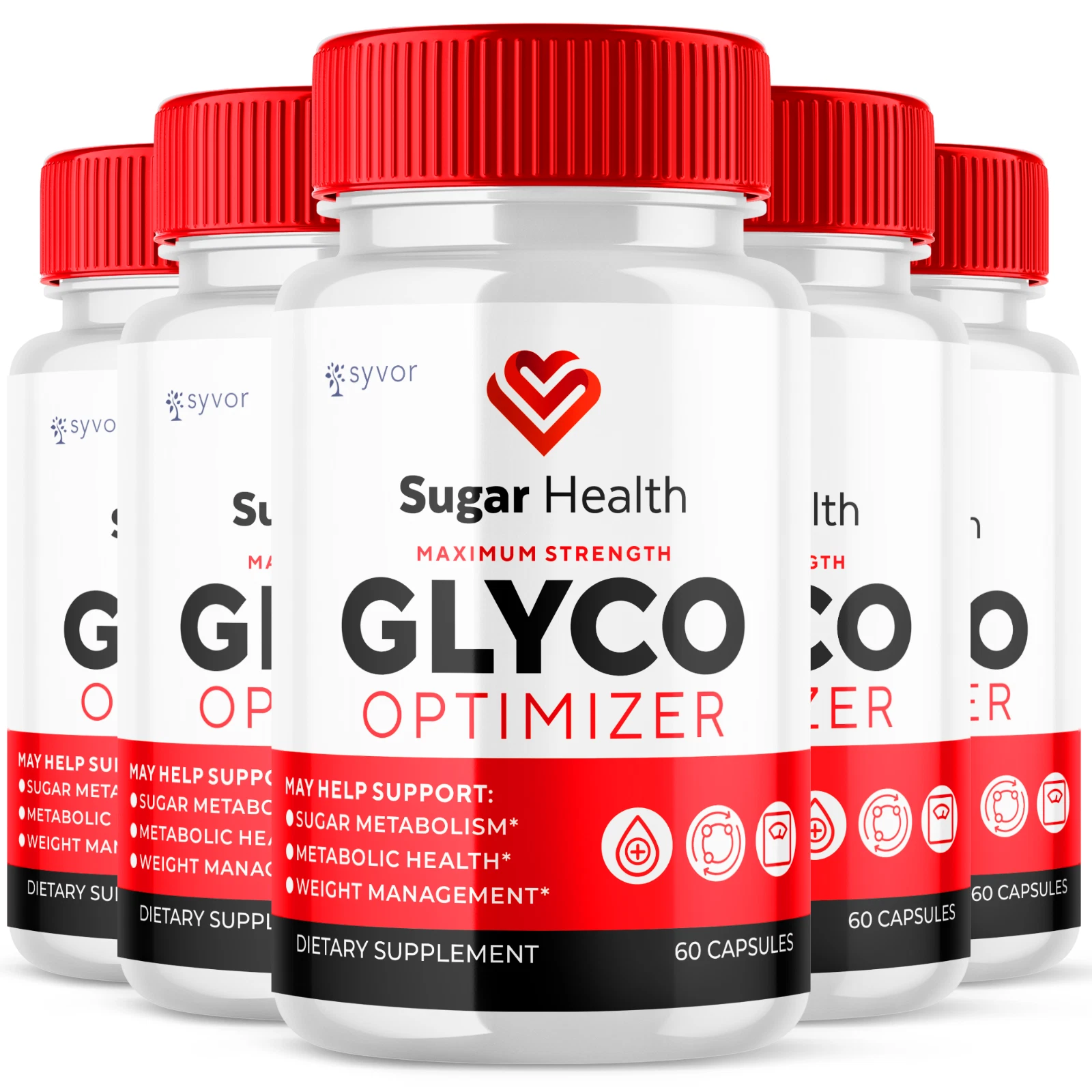 Sugar Health Glyco Optimizer Advanced Glycogen Support Supplement 300 Capsules