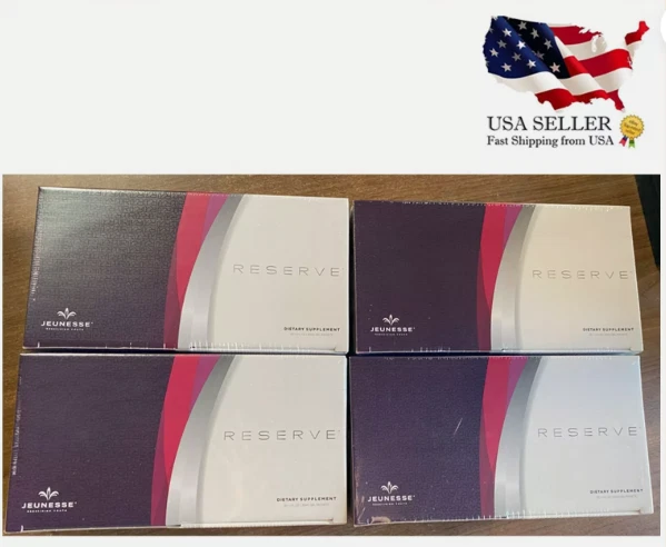 Jeunesse Reserve Resveratrol Antioxidants Supplement 4 Boxes Authentic EXP 05/26