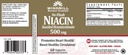 No Flush Niacin 500mg Capsules – Inositol Hexanicotinate for Heart & Energy 60 T