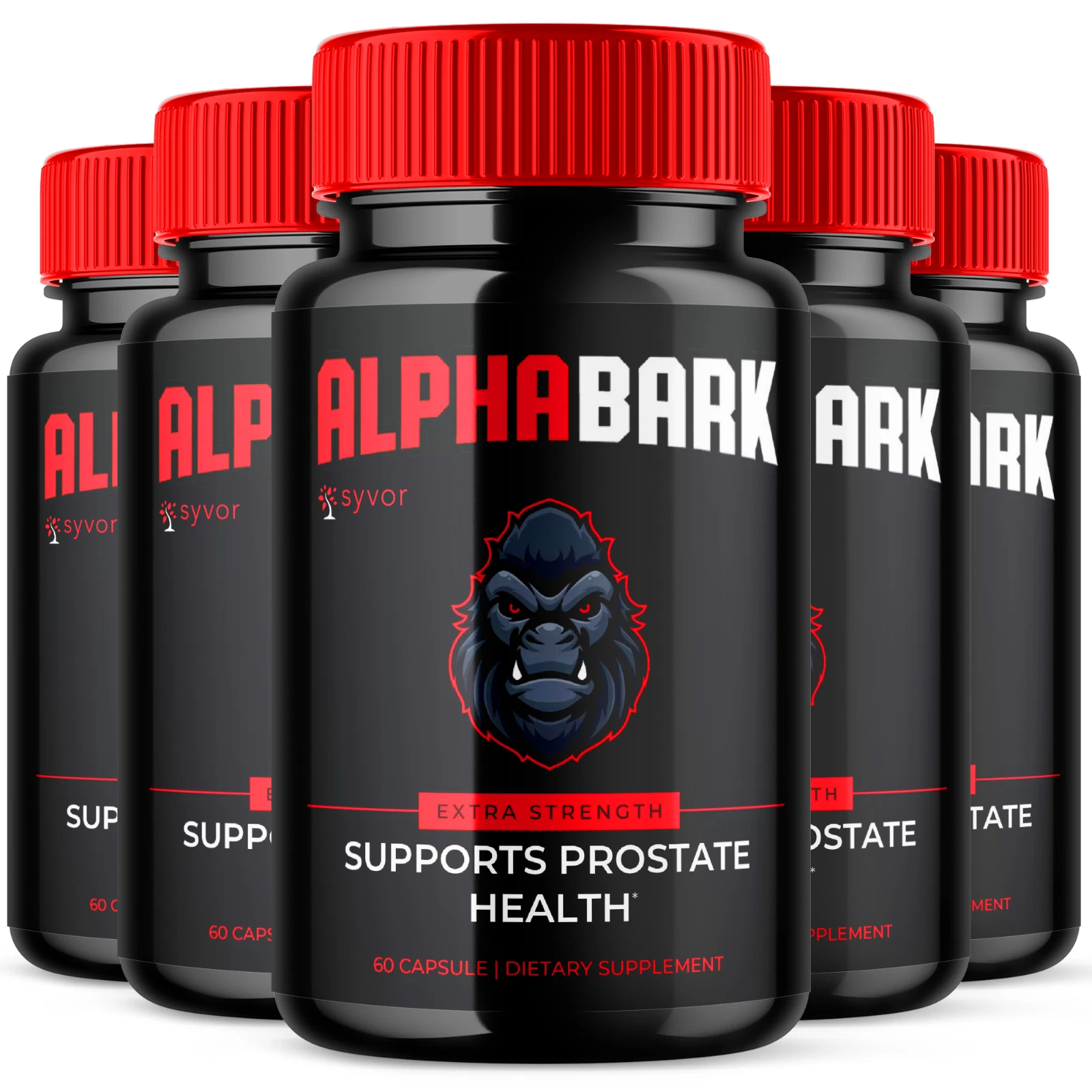 Alphabark Prostate Support Advanced Supplement Alpha Bark Pills 300 Capsules
