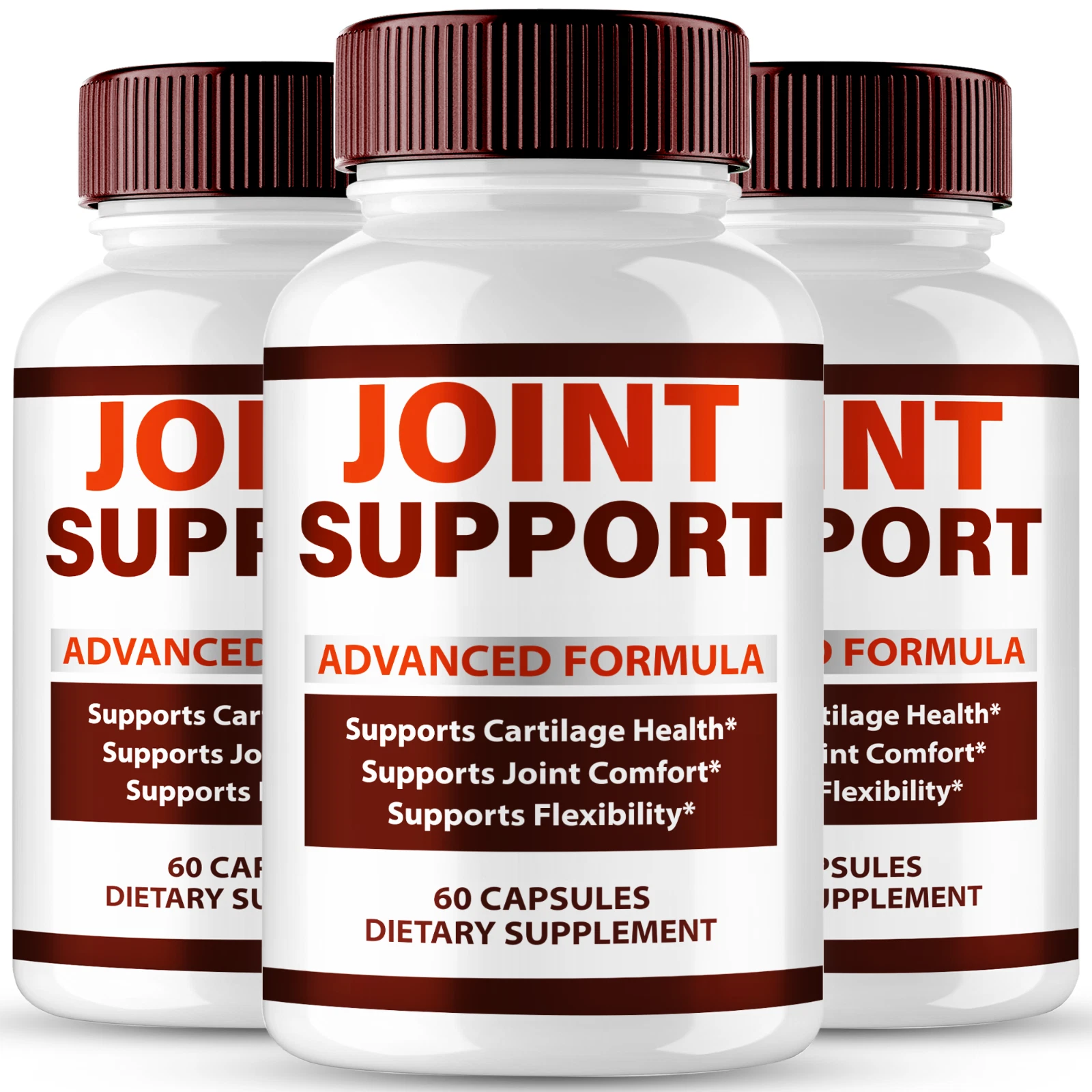 (3 Pack) Joint Support Capsules, Advanced Hip, Joint and Muscle Support Formula