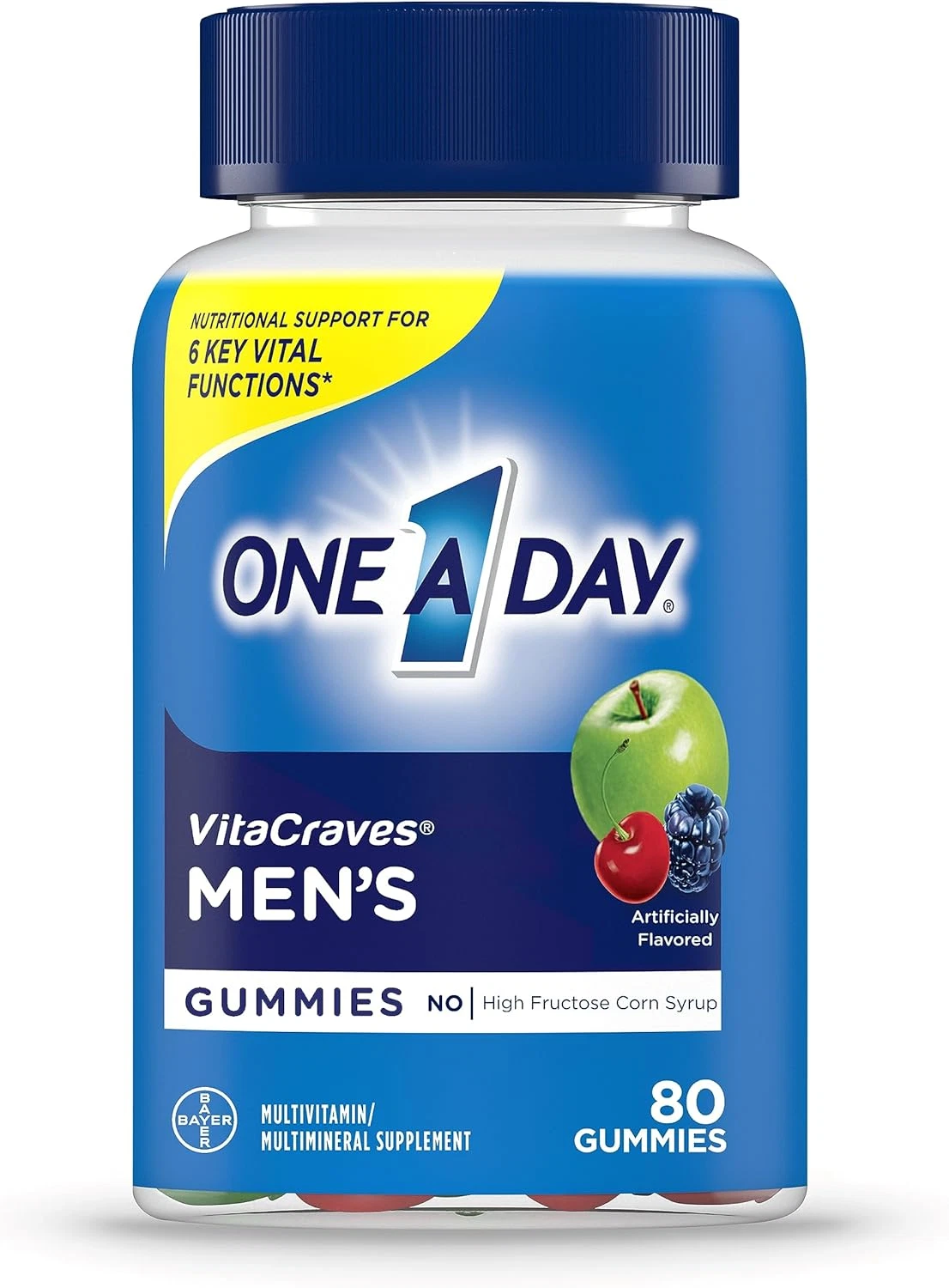 Men’S Multivitamin Gummies, Multivitamin for Men with Vitamin A, C, D, E, Calciu