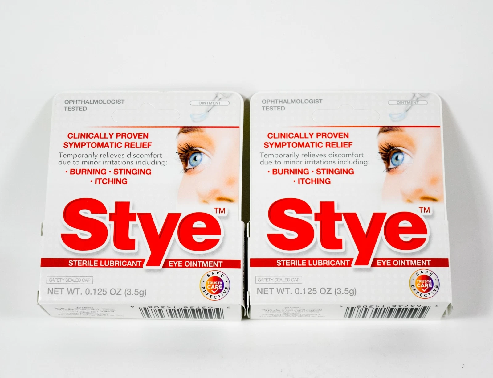 2 STYE Sterile Lubricant Eye OINTMENT .125oz Symptomatic relief 11/2027