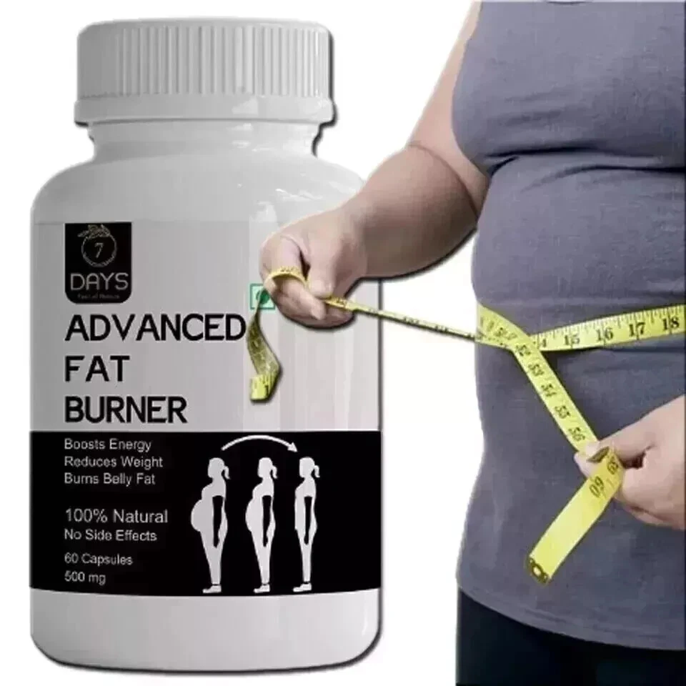 7 Days Natural Weight Loss supplement Fat Burner For Men & Women 60 caps