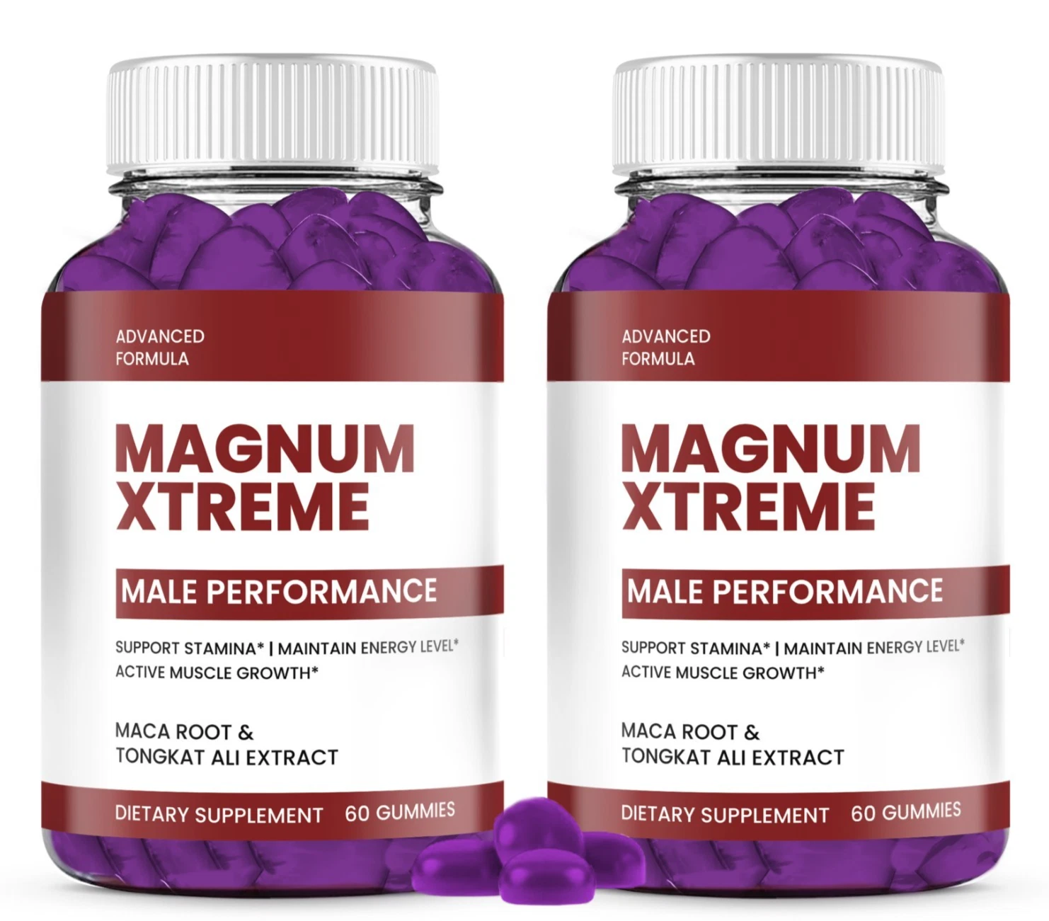 Magnum Xtreme Gummies For Men, Magnum Extreme Advanced Formula ( 2 Pack )