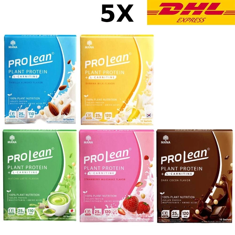 Mana Prolean Hight Protein Weight Manage Mixed Flavor Increase Muscle Low Fat 5X