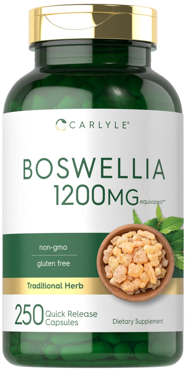 Boswellia Extract Capsules 1200mg | 250 Count | Boswellia Serrata Comple