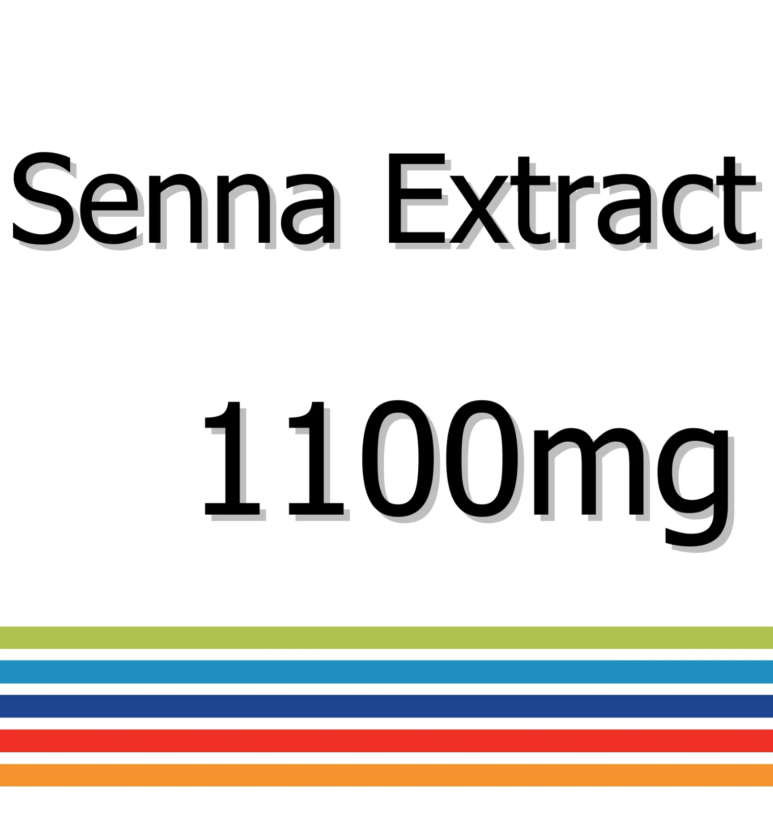 Senna Extract 1100mg x 90 Tablets - Skin Health