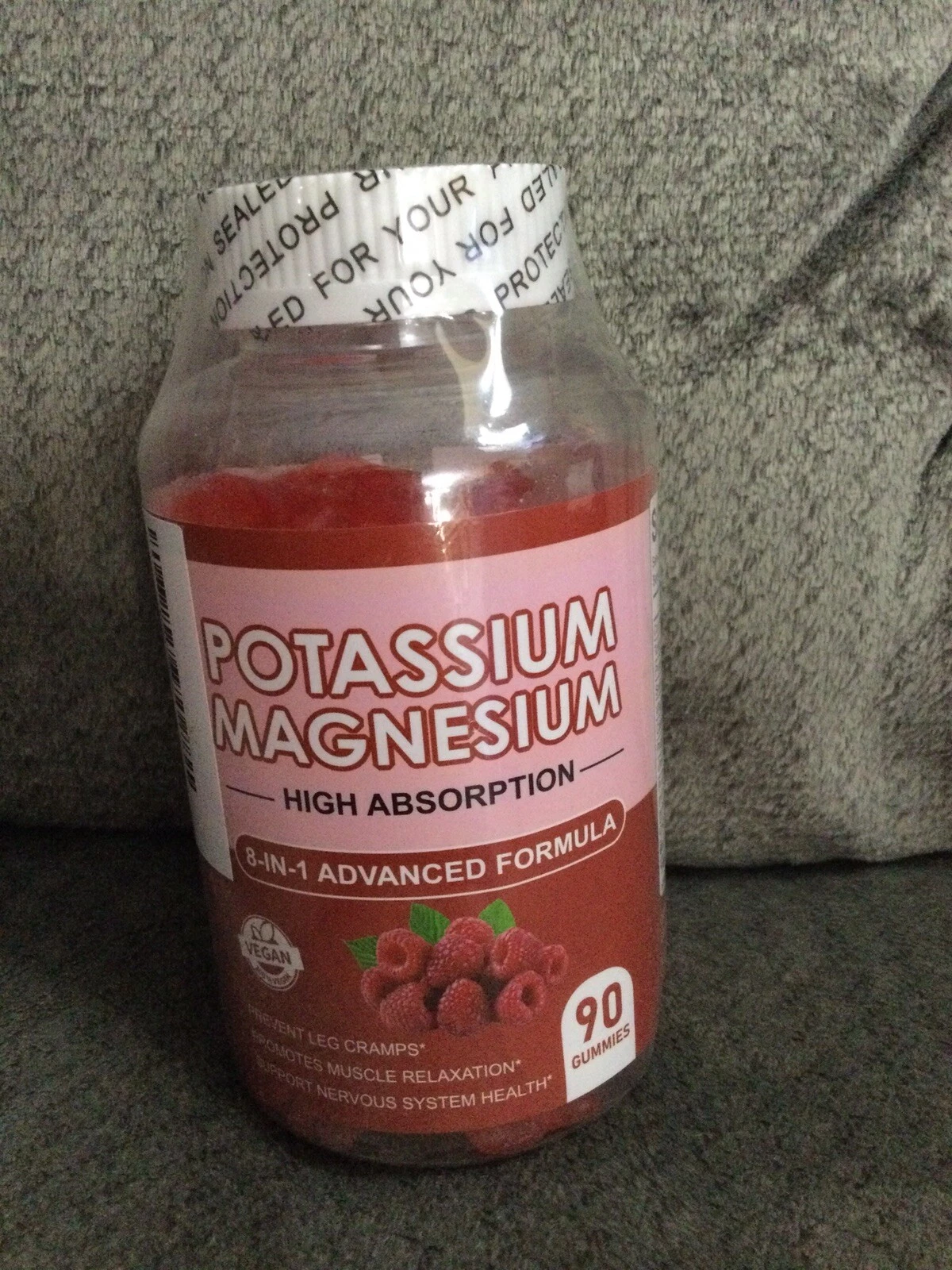 New Potassium Magnesium, 8 In 1 Advanced Formula - 90 Gummies