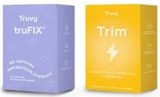 TruVision Truvy TruFix & Trim Energy and Weight Loss Combo 1 Month 30 Days NEW