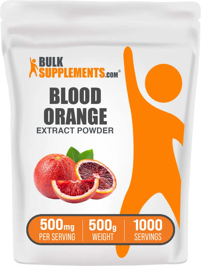 BulkSupplements Blood Orange Extract Powder - 500mg per Serving