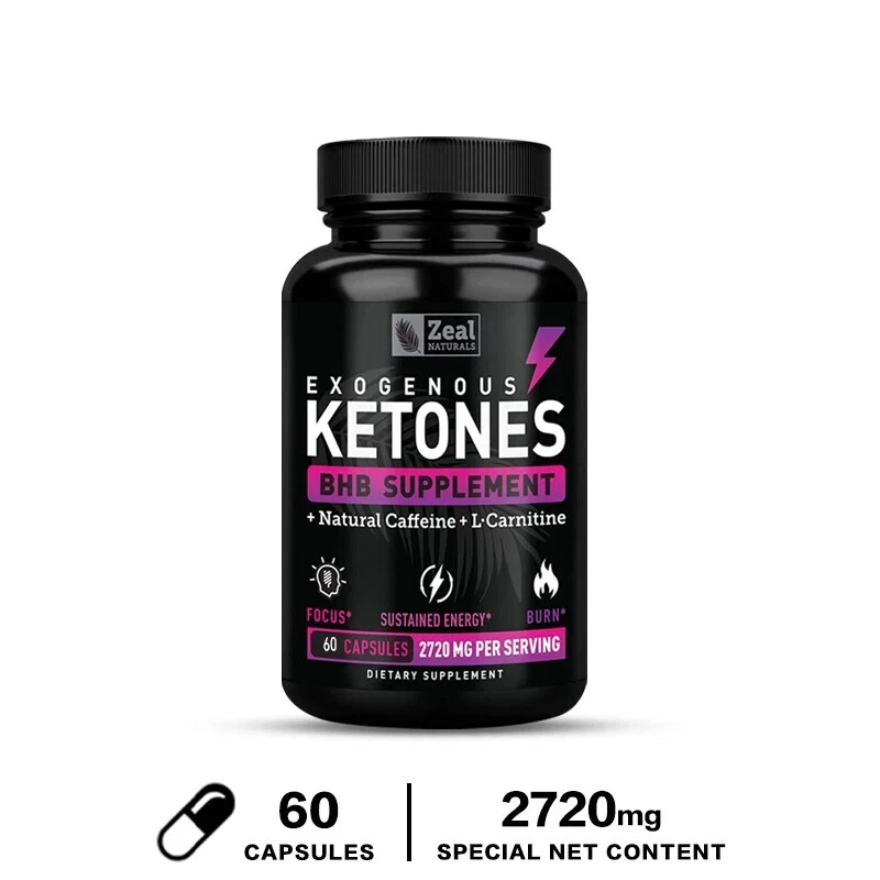 KETONES BHB SUPPLEMENT 2720Mg Capsules-Natural Weight Loss & Fat Burn, Pack of 3