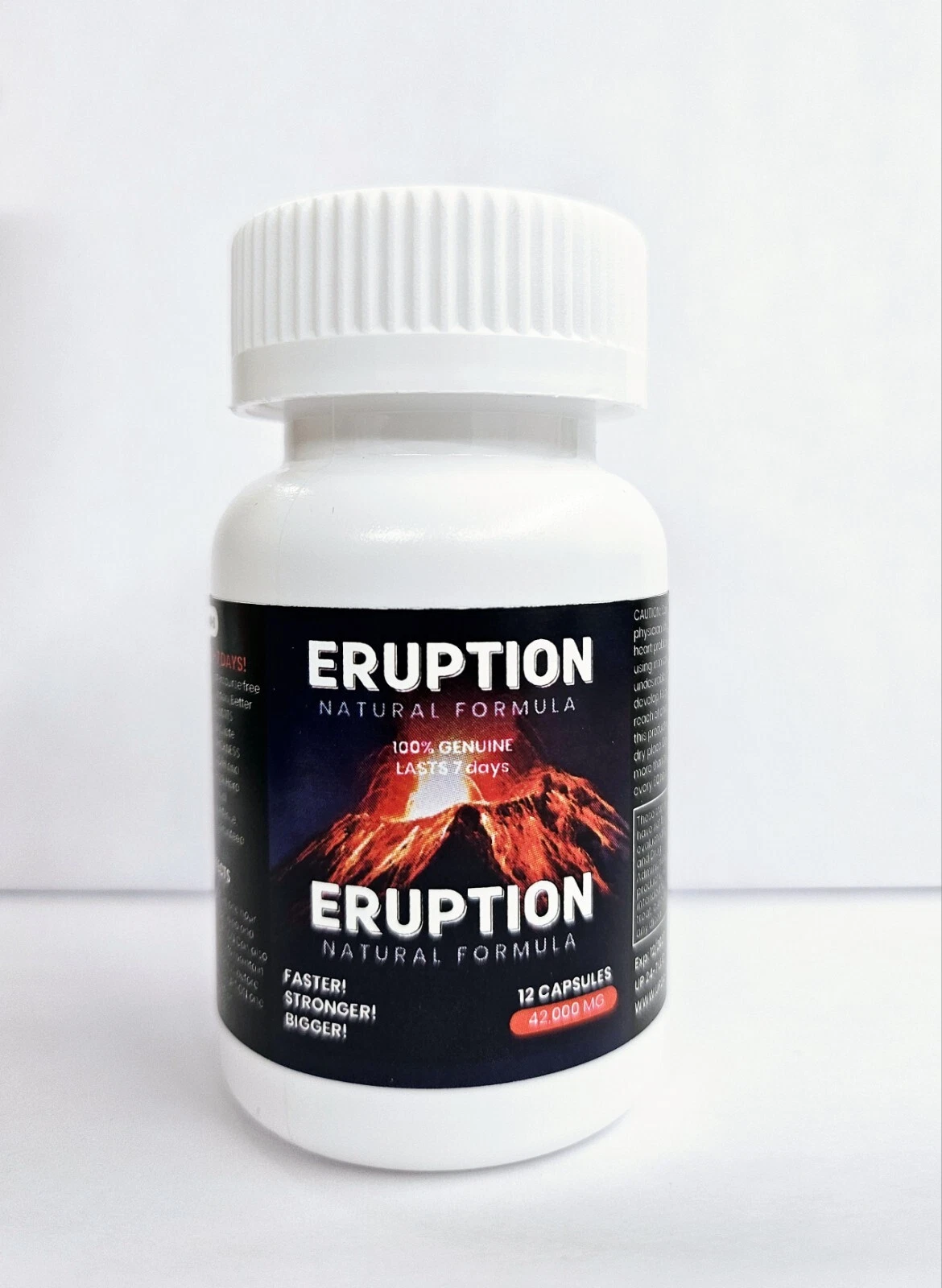 Eruption Enhancement Male Enhancement 42000mg 12 Pills Bottle Fast Free Shipping