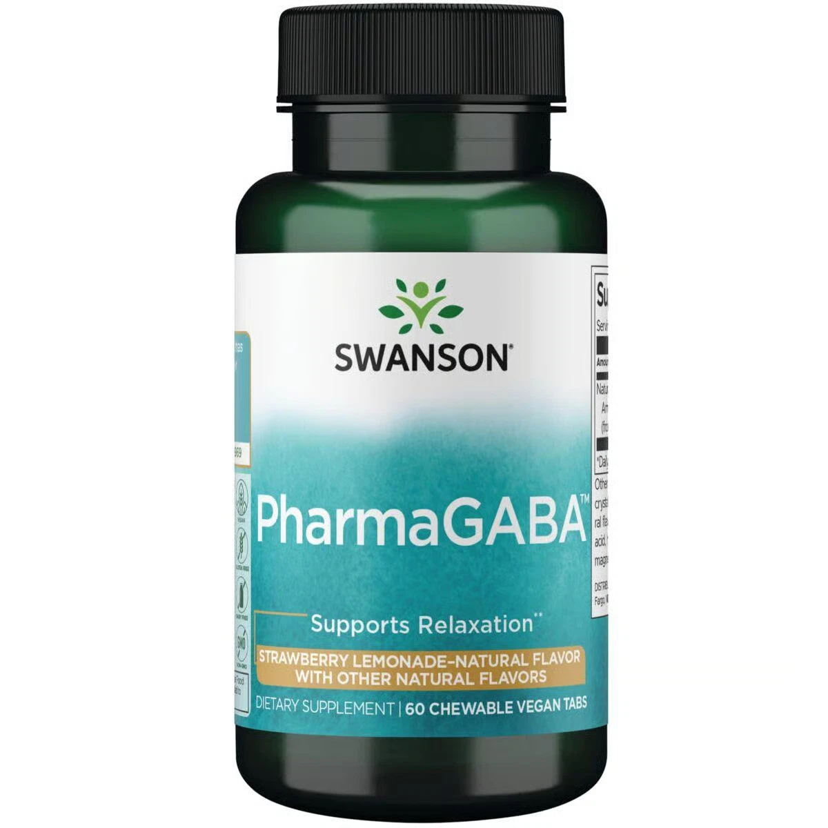 Swanson Pharmagaba 100 mg 60 Chewable Tablets