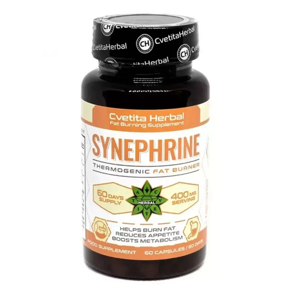 Synephrine Fat burner Weight Loss Metabolic Accelerator pills 60 caps, Pack of 5