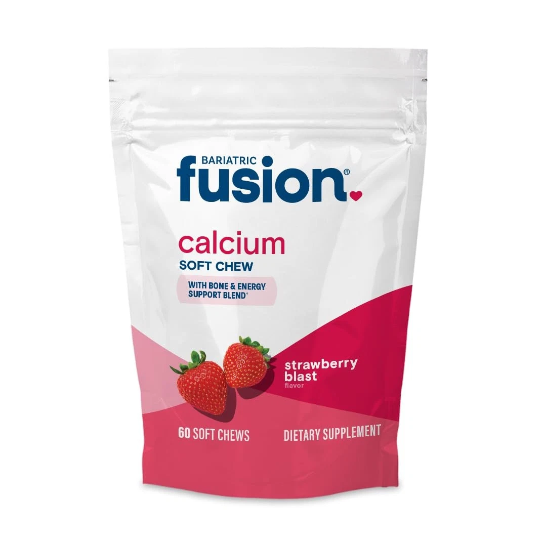 Calcium Citrate 500mg & Energy Soft Chews Strawberry Blast Flavor