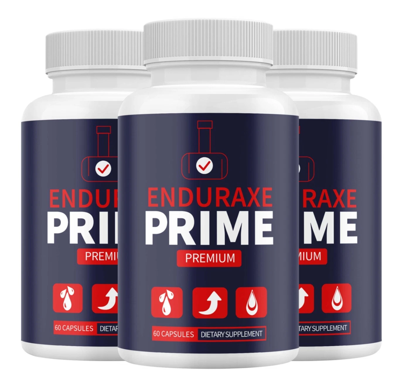 (3 Pack) Enduraxe Prime Advanced Capsules, EnduraxePrime Pills (180 Capsules)
