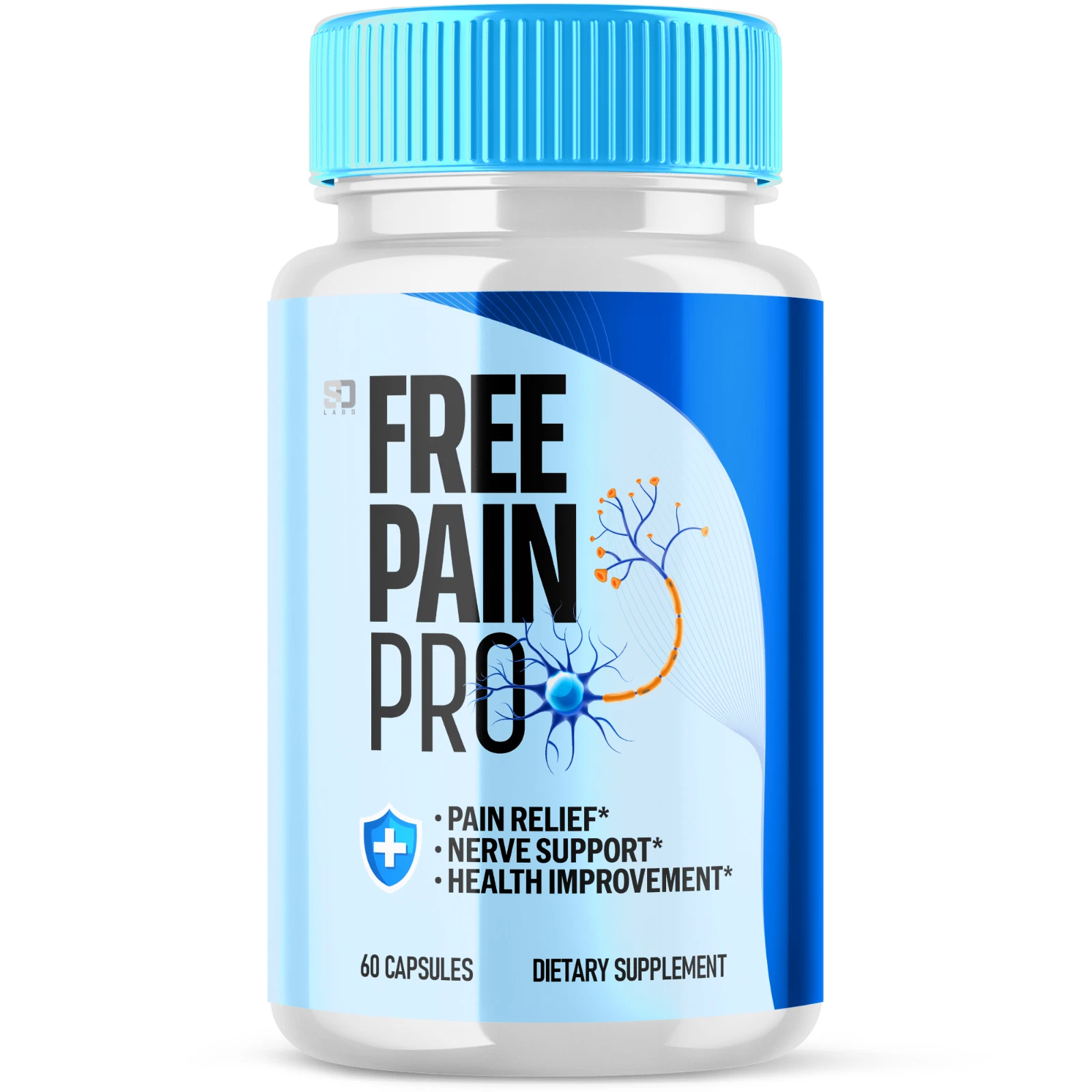 Free Pain Pro - Advanced Nerve Support Supplement - 60 Capsules