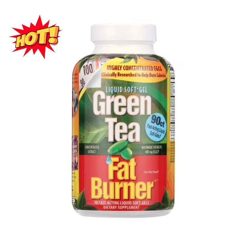 Green Tea Weight Loss Supplement Gluten-Free Lactose-Free 90 Capsules Unisex