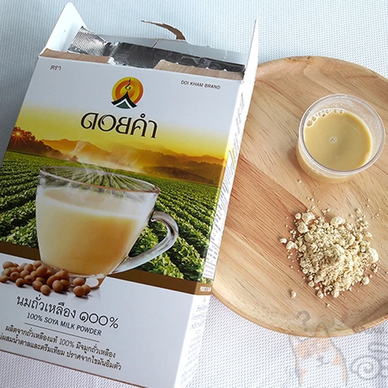 Royal Doi Kham szójatejpor ital 100% szója sörfőzde meleg és hideg projekt 400g