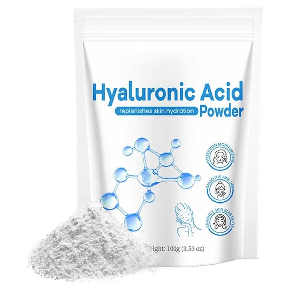 100g Powder Hyaluronic Acid Powder Replenishes Skin Hydration Care Health,..