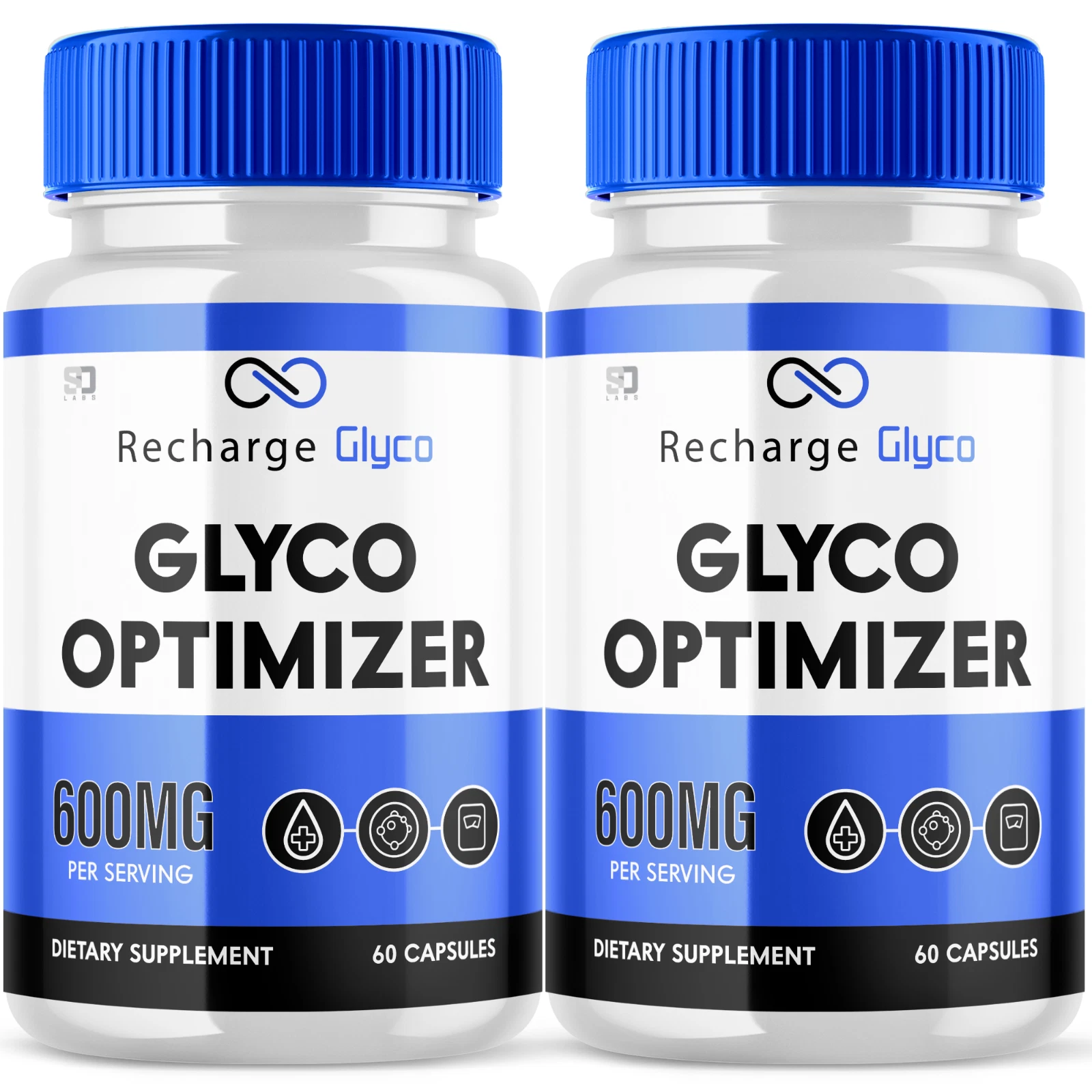 Recharge Glyco Glyco Optimizer Promotes Balanced Blood Health (2 Pack)