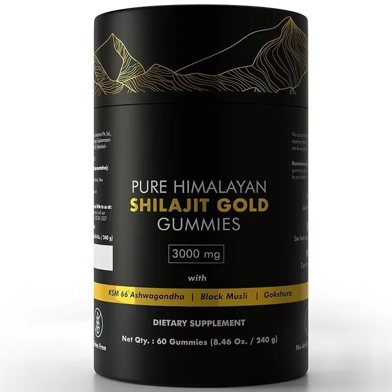 Pure Himalayan Shilajit Gummies Gold No Added Sugar I AshPure Himalayan Shilajit