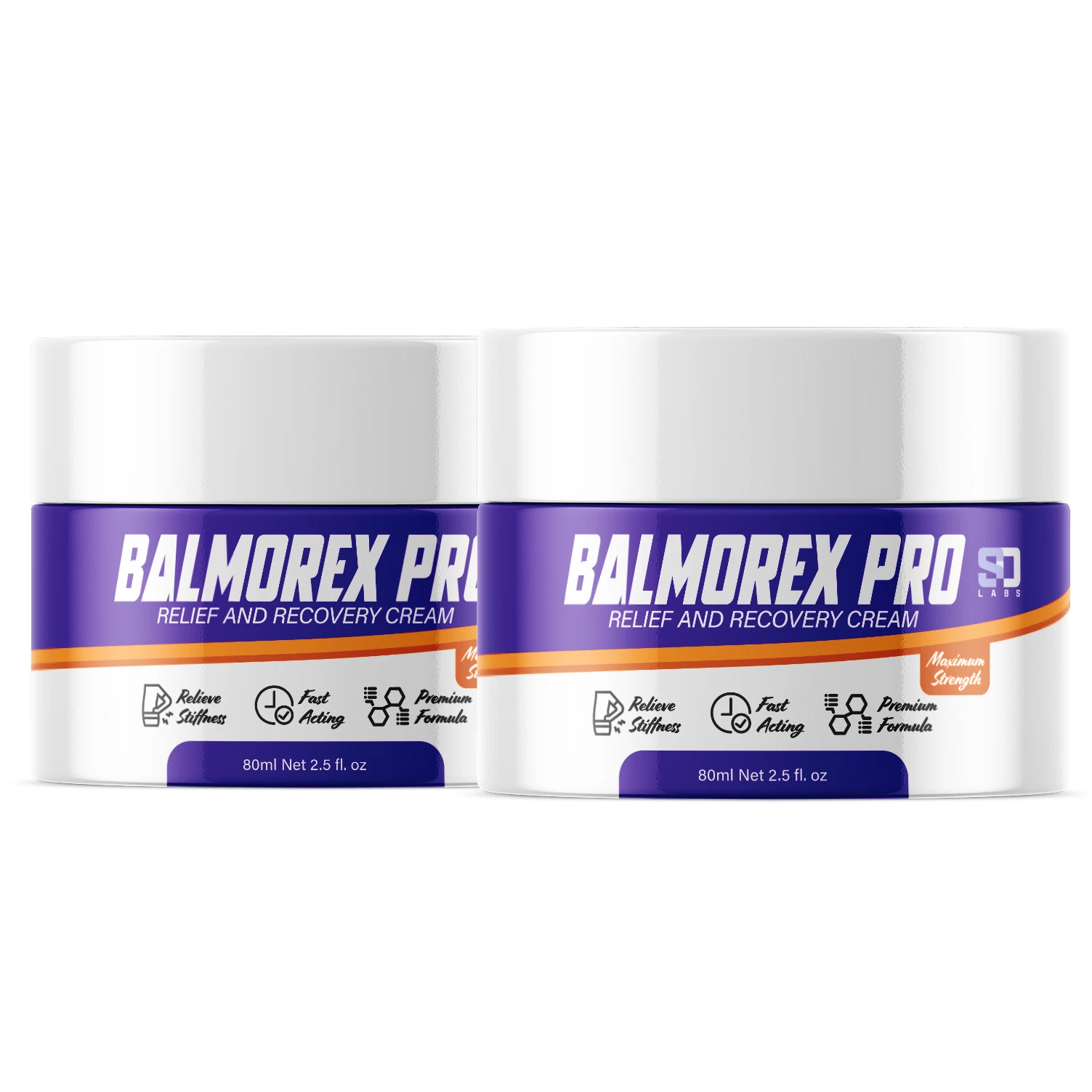 (2 Pack) Balmorex Pro Cream, Balmorex Pro for Relief and Recovery Cream (5 oz)