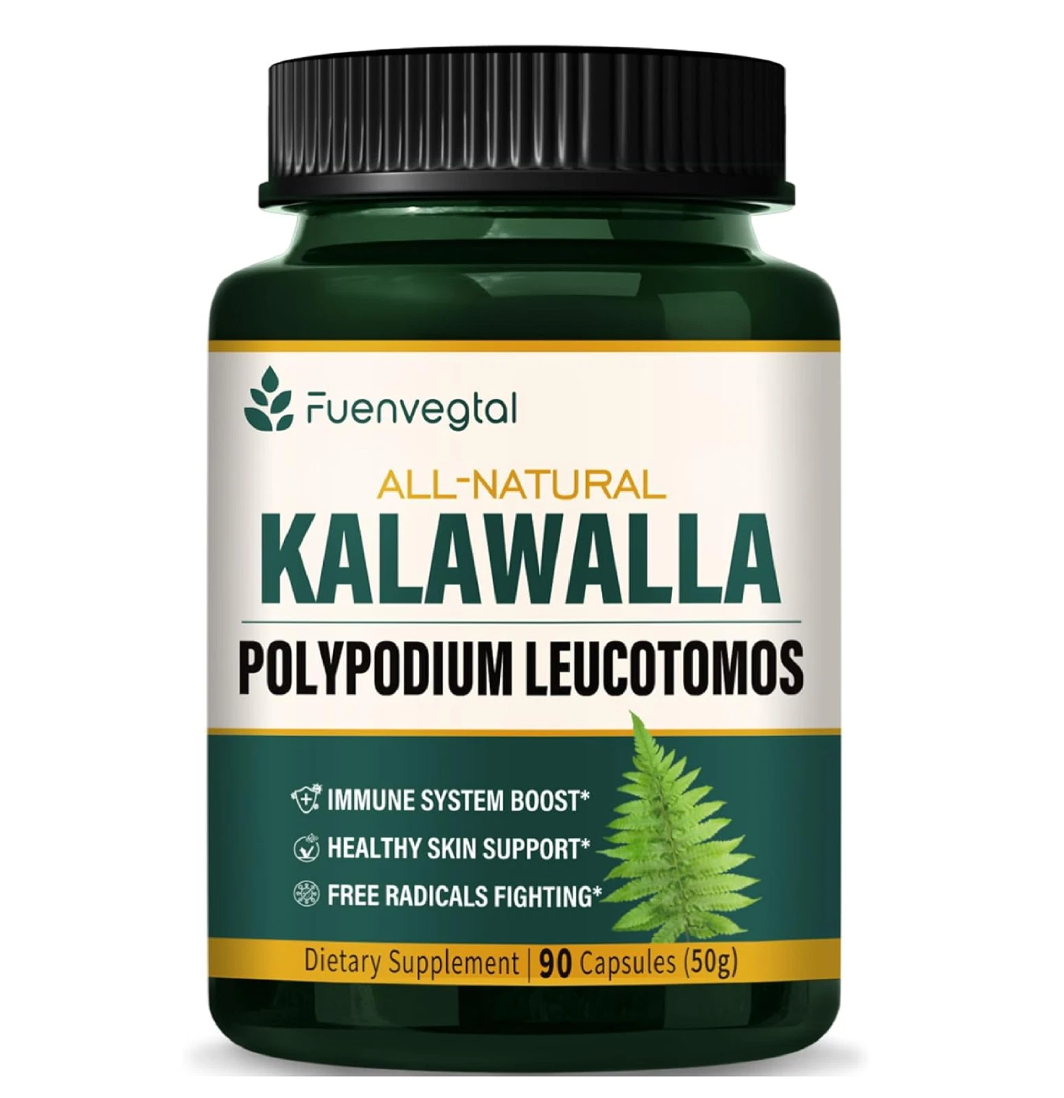 Kalawalla Root Capsules, Polypodium Leucotomos Extract Supplements Support Immun