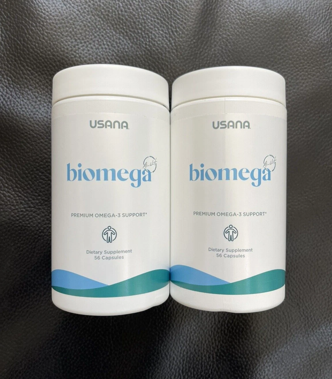 2 Packs USANA Biomega Fish Oil 56 Capsules New/Seal ~ 08/2026