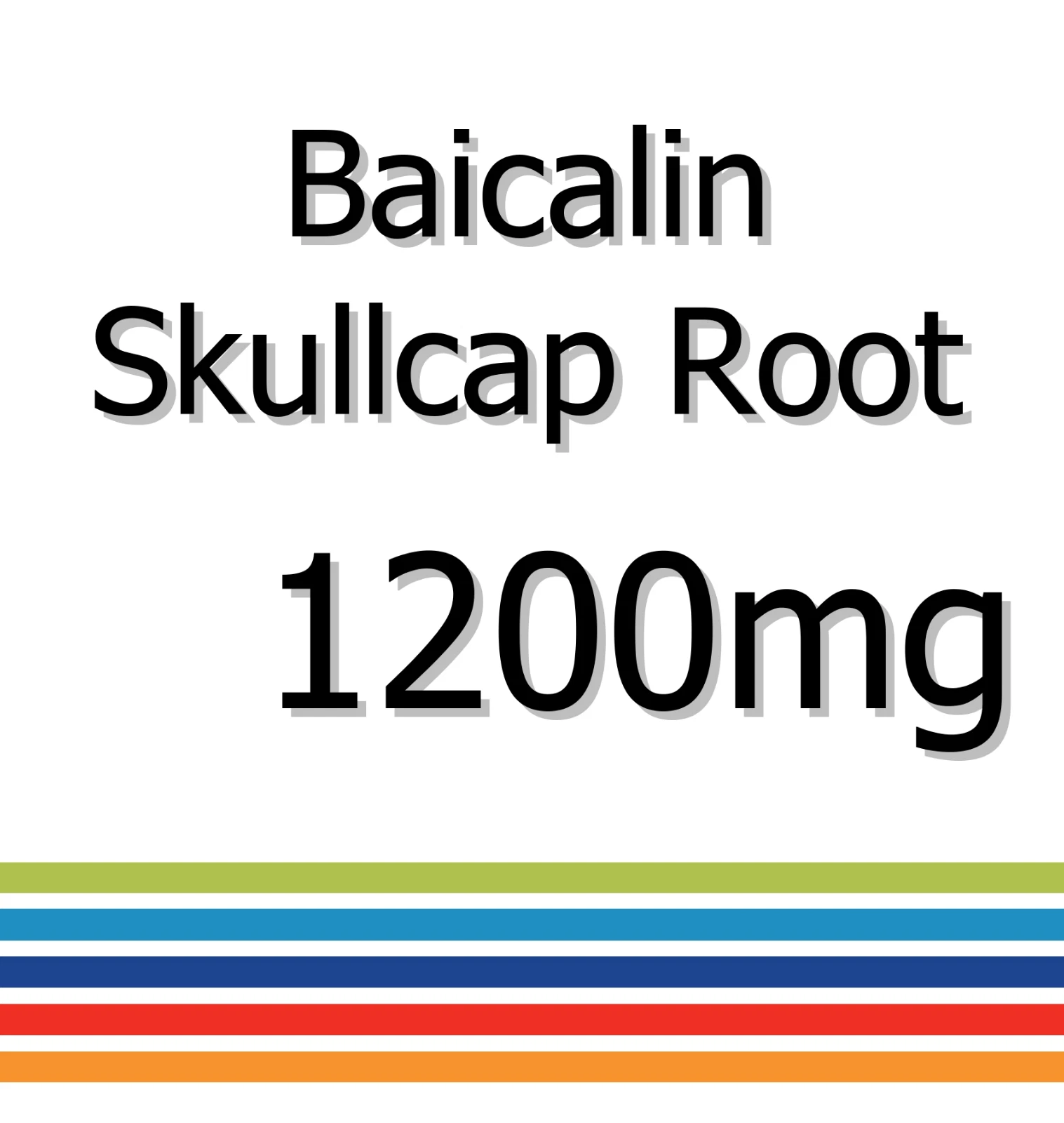 Baicalin Skullcap Root 1200mg x 30 Tablets - Digestive aid