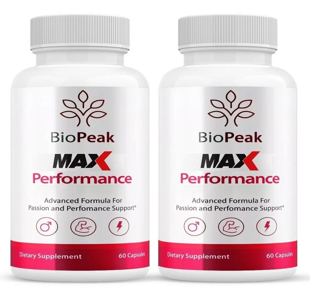 (2 Pack) Biopeak MAX for Men, Bio Peak MAX Advanced Male Support Pills
