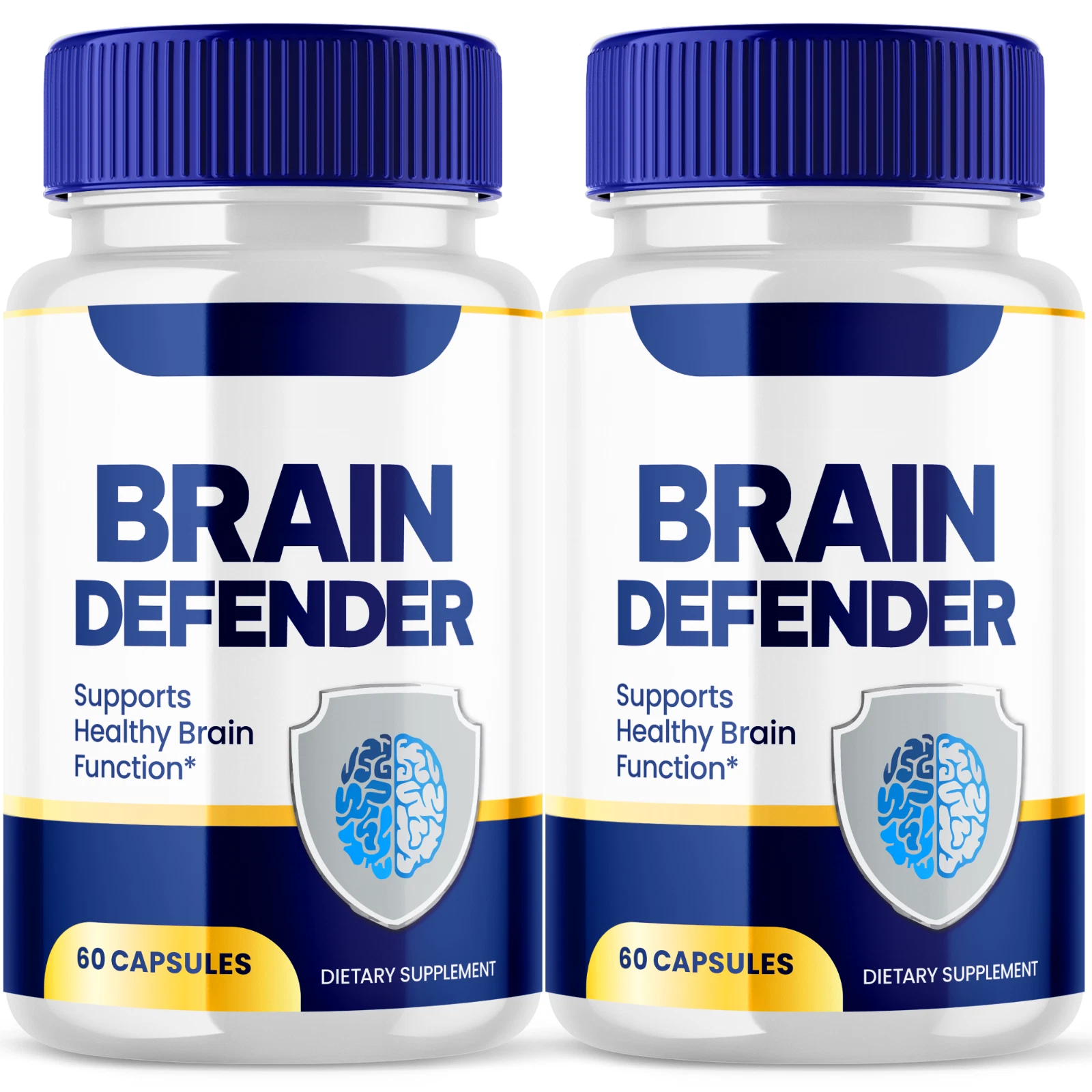 Brain Defender Nootropic Formula Supplement Brain Health Support 120 Capsules