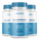 (3 Pack) Glucotrust, Glucotrust Blood Sugar Support Supplement (180 Capsules)