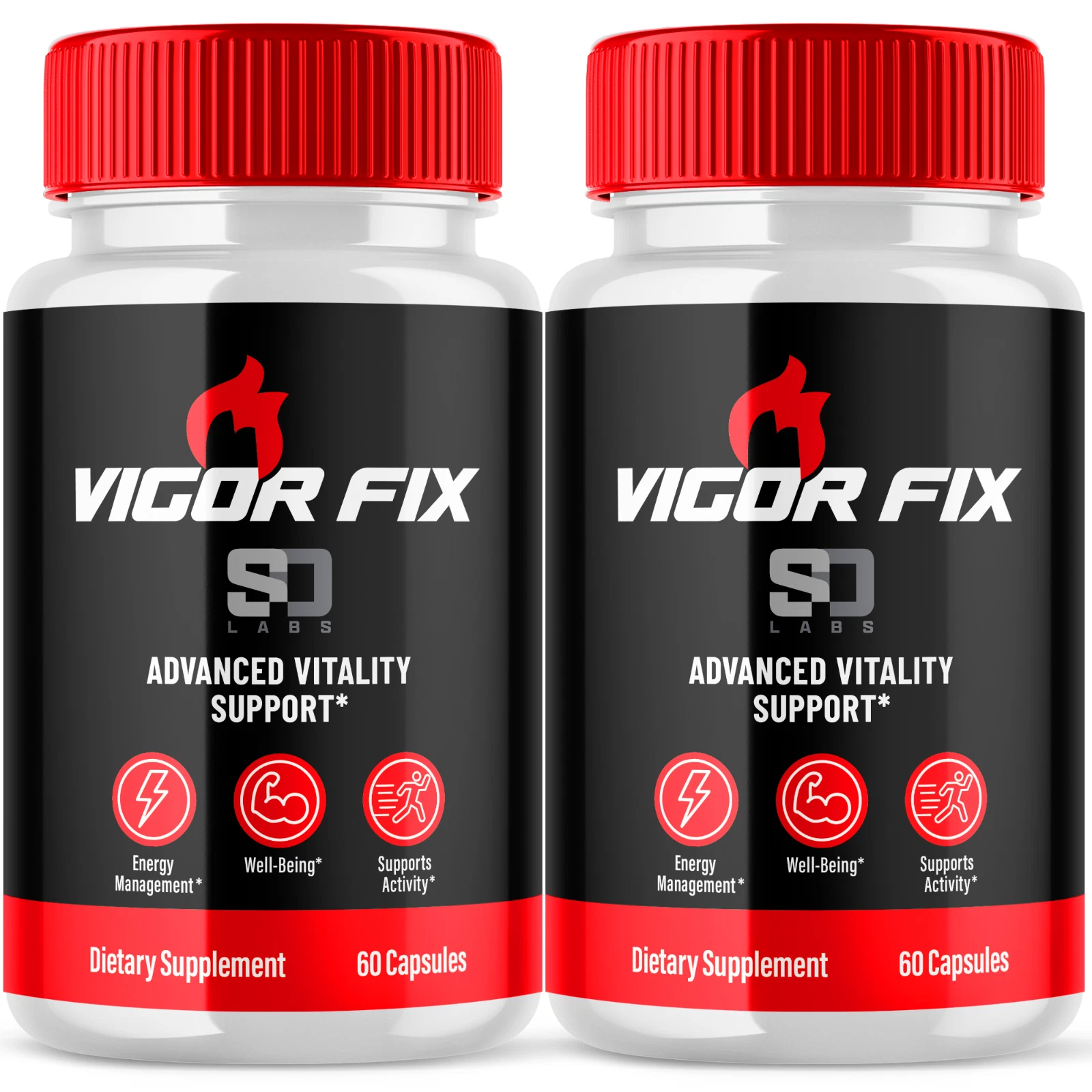 Vigor Fix Male Health Pills - Boost Masculine Vitality and Performance (2 Pack)