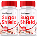 Sugar Shield Blood Sugar Support Capsules - Natural Blend Formula (2 Pack)