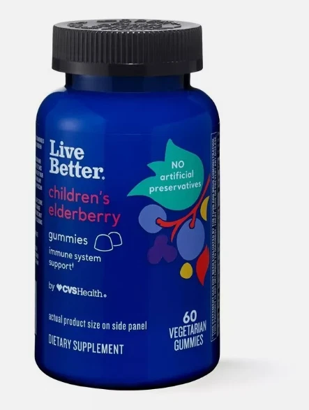 Live Better Children's Elderberry Gummies, 60 CT--Immune System Support