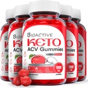 (5 Pack) Bioactive Keto Gummies, Bio Active Keto ACV Gummies (300 Gummies)